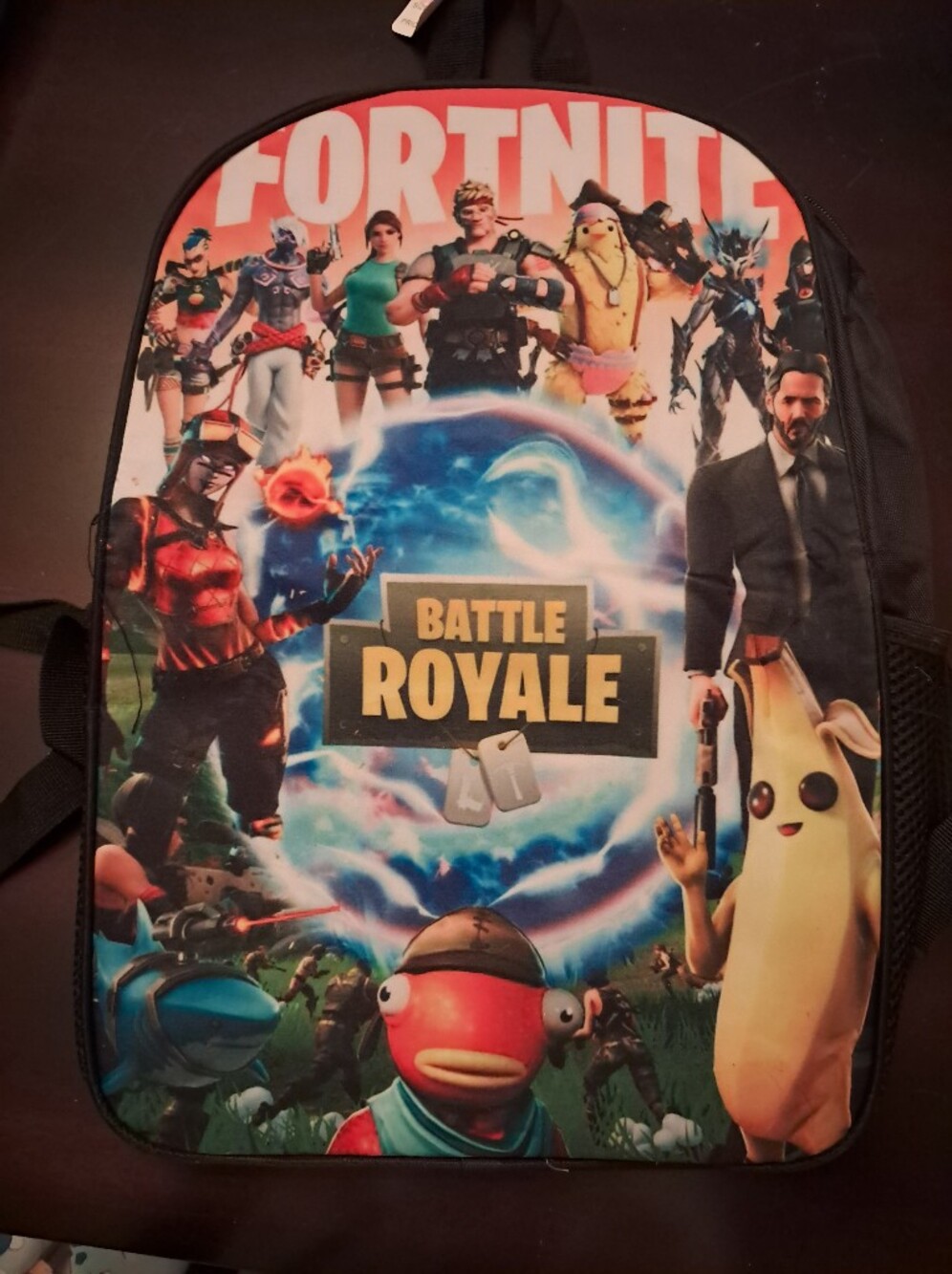 Battle Royale Blue Graphic  Tote Bag - Fortnite